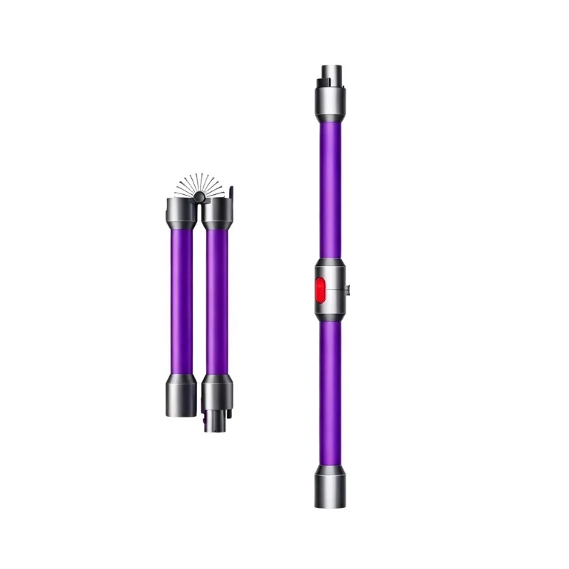 New Suitable for Dyson Extension Rods Conductive Tubes, Compatible with V7 V8 V10 V11 V15 Metal Folding Rod Vacuum Accessories