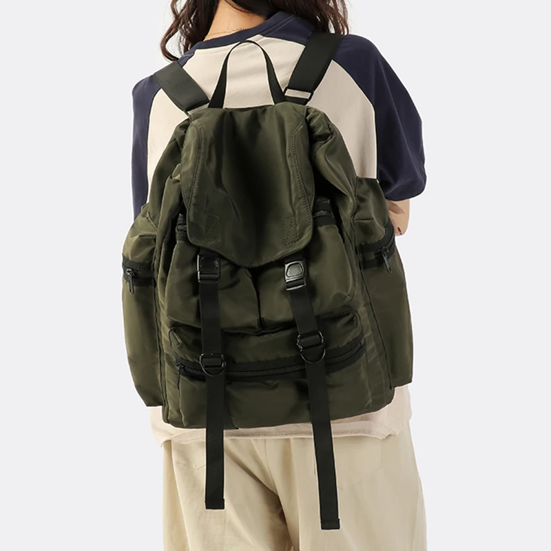 

Рюкзак Tiptoegirls: прочный, водонепроницаемый, нейлоновый, для путешествий и школы, с множеством карманов, для ежедневных поездок, винтажный тактический рюкзак