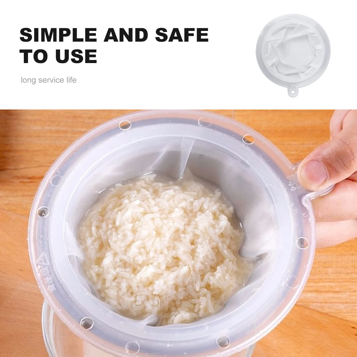 

Food Filter Mesh Wine Oil Filter Stainless Steel Fine Mesh Strainer Liquids Coffee Juice Soy Milk Kitchen Tool (100 Mesh)