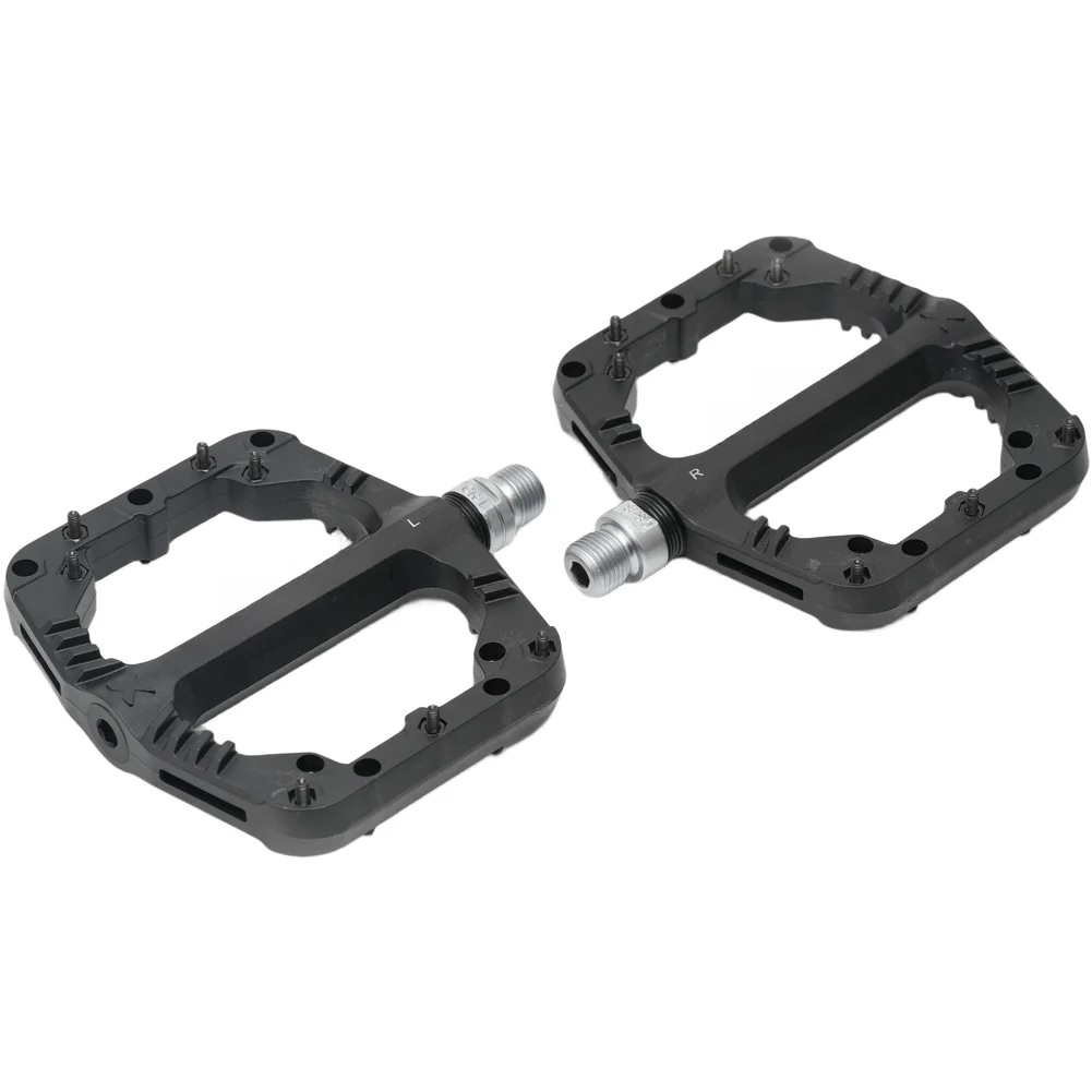

Non Slip Mountain Bike Pedals Anti-Slip Cycling Pedals Nylon MTB Pedals High-Toughness Nylon Build Enlarged Platform Design