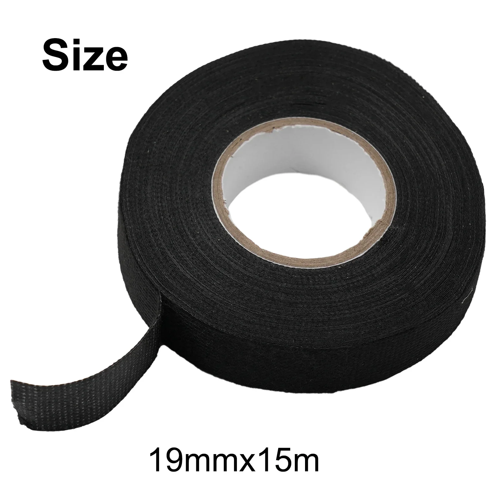 

1 Pcs Flannel Tape Cloth Reduce Noise Repair Tool Wear Resistance Adhesive Black Fabric Shock Absorption Strong Adhesion