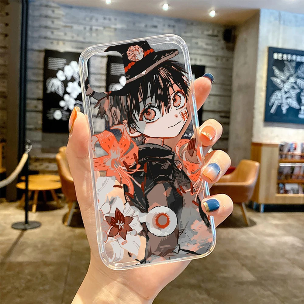 Toilet-bound Hanako-kun Anime Transparent phone case for iPhone 15 14 11 12 13 mini pro XS MAX 8 7 6 6S Plus X SE XR