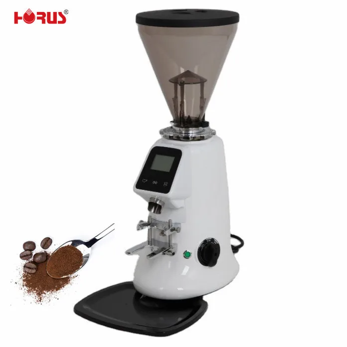 

Flat Burr Coffee Bean Grinder Electric Touch Screen Automatic Coffee Grinder For Restaurant Use