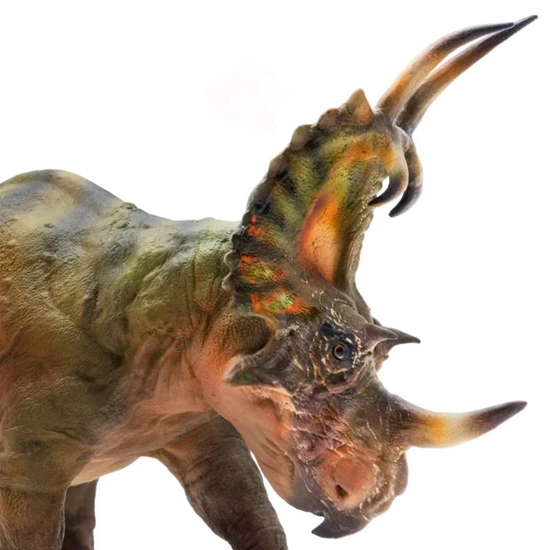 نماذج ديناصور ما قبل التاريخ 16 Duke The Spinops مجموعة سطح المكتب الحلي عطلة مفاجأة هدية للأطفال نموذج محاكاة
