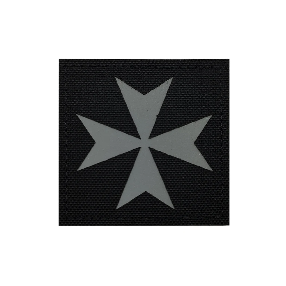 مالطا العلم فرسان شارة الأشعة تحت الحمراء انعكاس الليزر قطع المعنويات الذراع راية الملابس على ظهره اكسسوارات هوك وحلقة التصحيح