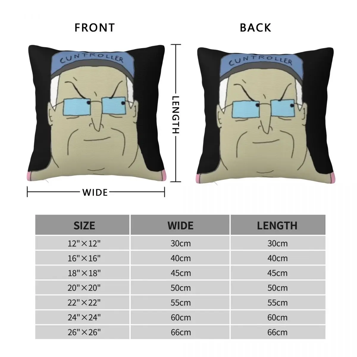 Big Lez Controller Pillowcase Polyester Linen Velvet Creative Zip Decor Car Cushion Cover