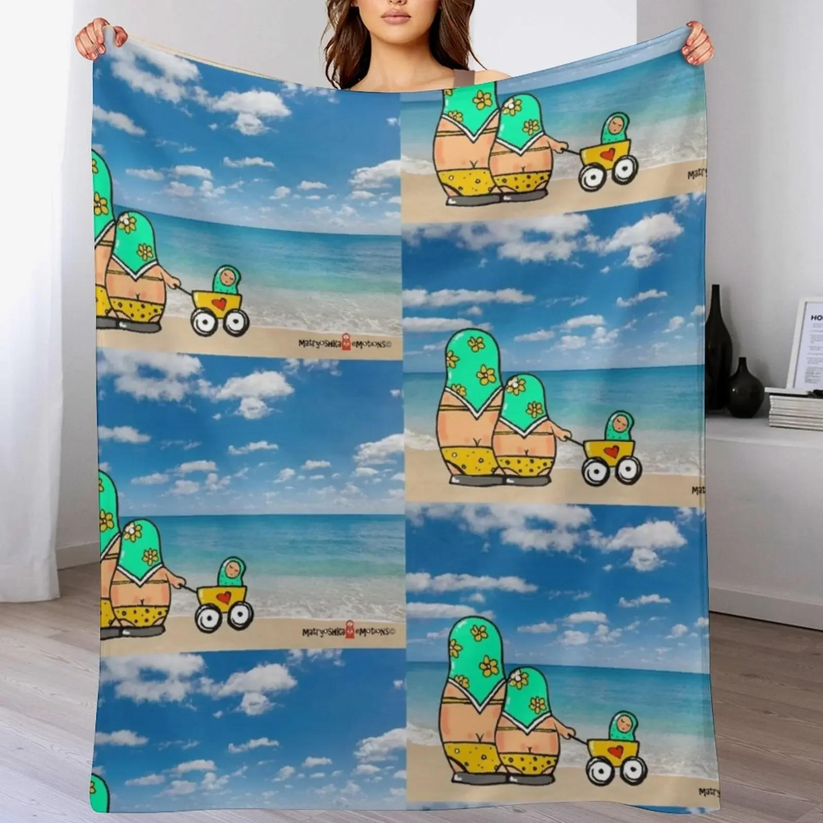 

New Summer Vacation Throw Blanket Hairys Kid'S Blankets For Sofas Luxury Brand Blankets