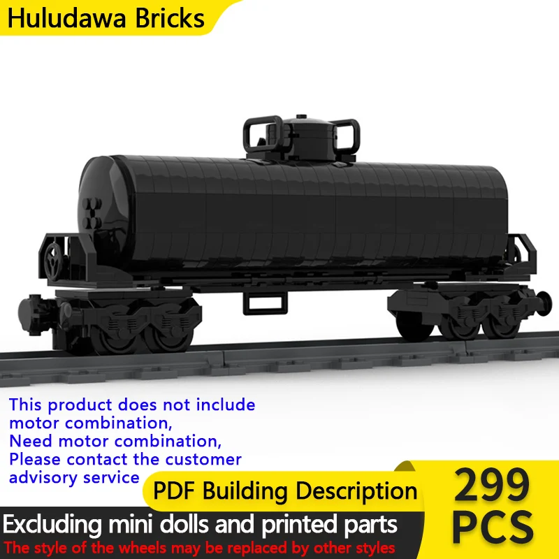 

Модель городской автомобиль MOC, строительные кирпичи, вагон с жидкостным природным газом, модульная технология, детские праздничные подарки, сборка игрушек, костюм