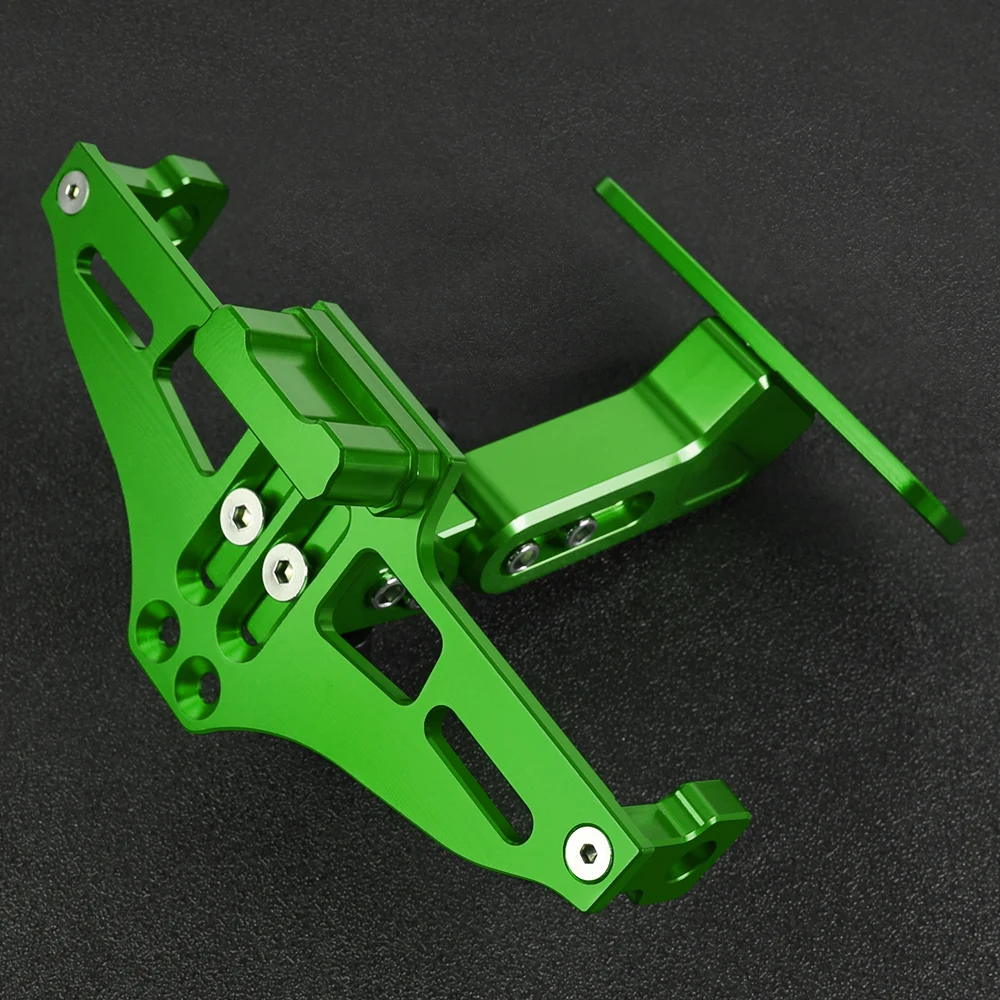 

Adjustable CNC Motorcycle Modified Rear License Plate Mount Holder For Kawasaki ZX6R ZX 6R 7R 9R 10R 12R ZX636 ZX1400