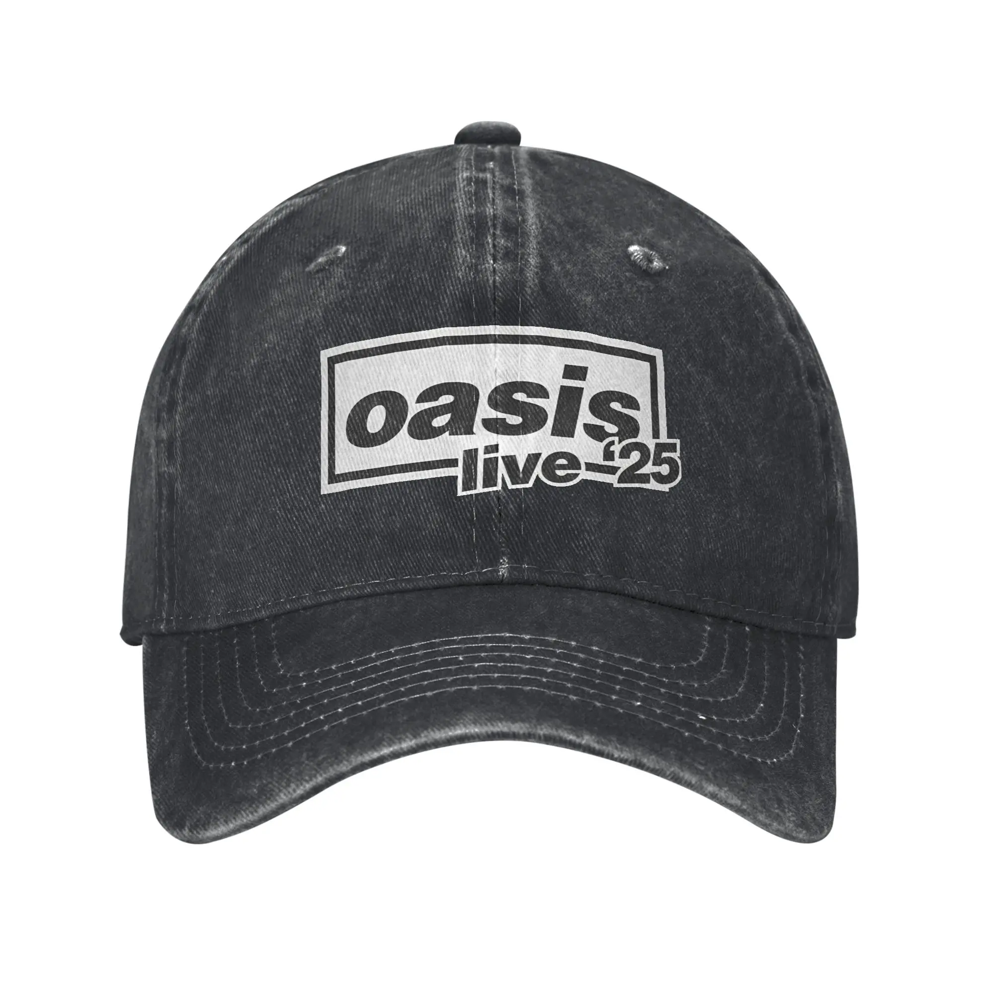 

Бейсбольные кепки O-Oasis Live 25 Tour Rock Band, винтажная потертая кепка от солнца для концертов 2025 года, унисекс, уличная, всесезонная, подарочная шляпа