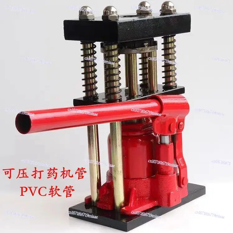 Dosing Pipe Pressure Machine, Manual Hydraulic Press, Portable, Spray, Agricultural, Copper Joint Buckling and Locking