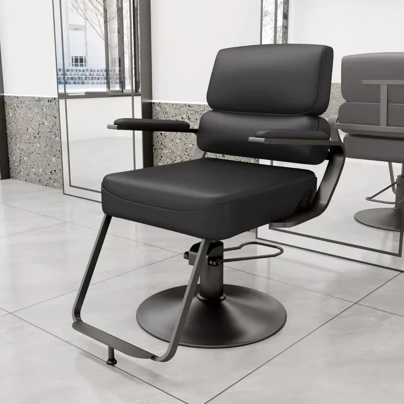 Barber shop chair hair salon special hair perm and dyeing seat can be lifted and lowered comfortably backrest hair cutting chair