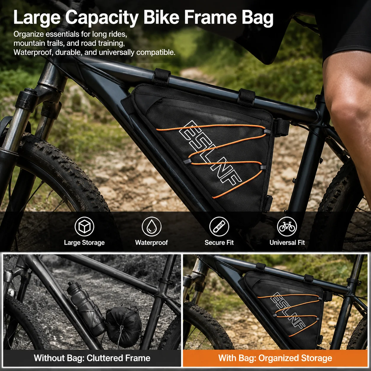 กระเป๋าติดจักรยานทรงสามเหลี่ยม - Cycling Gear Waterproof บทวิจารณ์และราคา