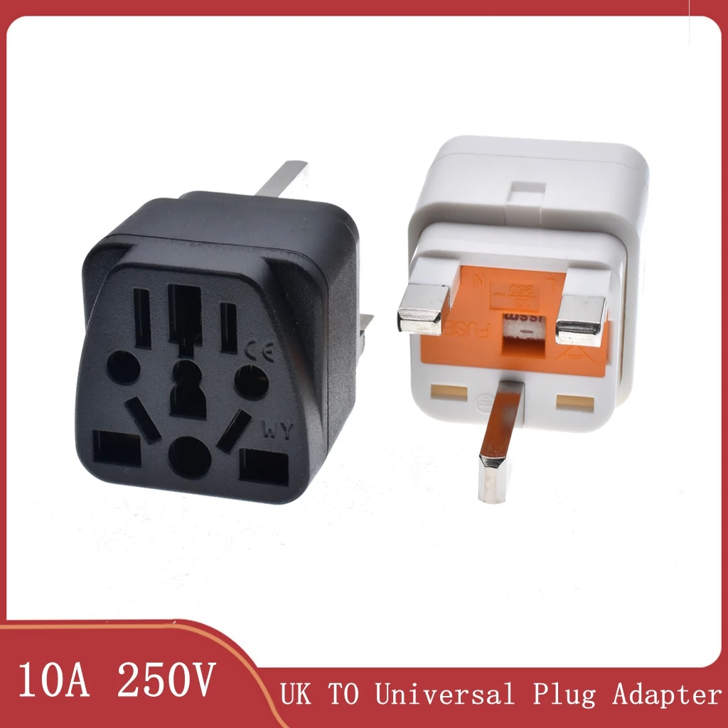 UK Travel Plug Adapter Type G Multi-type Conversion Outlet Socket To Britain Singapore Malaysia Power Converter With Fuse 13A