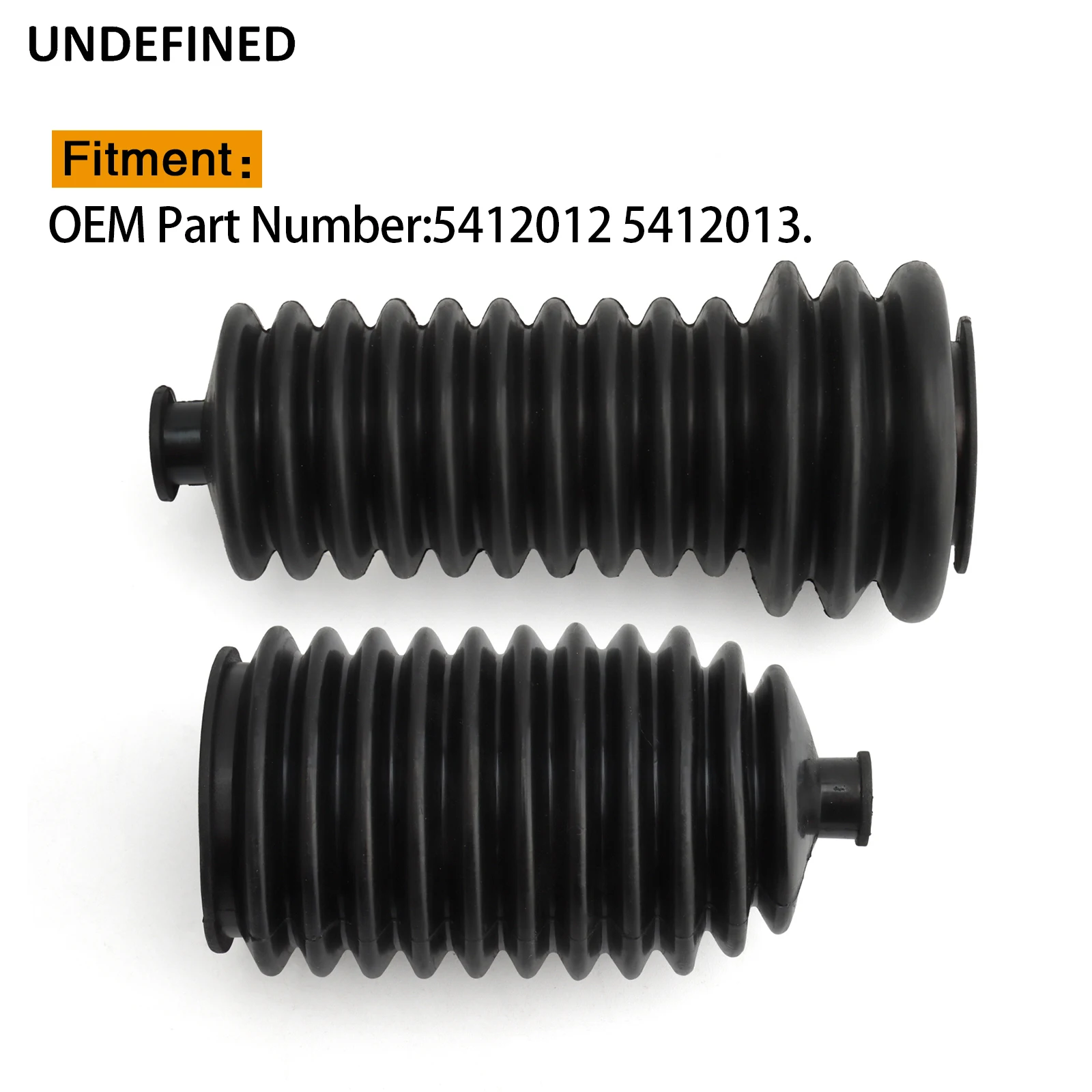 

For Polaris Ranger RZR 400 500 700 XP900 Crew1000 XP1000 ETX EV Rubber Steering Rack Boots OEM Part Number 5412012 5412013