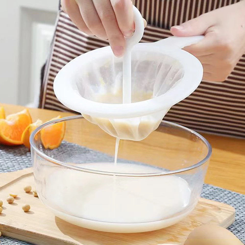 1PC Soya-Milk Strainer Screen Breaks The Wall Of Baby Juice Strainer Screen Residue Filter Strainer Cleat Spoon Ultrafine image 2