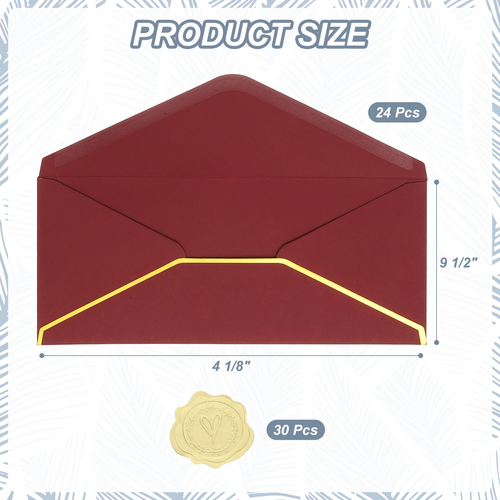 24/50/100Pcs #10 150GSM Pretty Business Mailing Envelopes 4.1 x 9.5