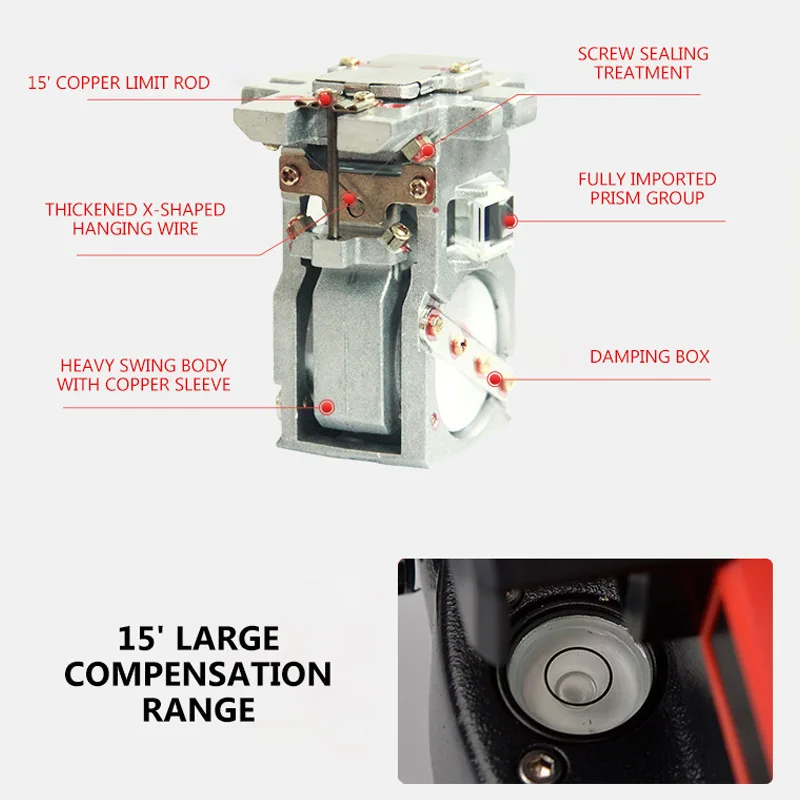 

2026 DSZ-32 Surveying and Mapping Machine Laser Leveling Vertical Horizontal Cross Line Level Measuring Engineering Instruments