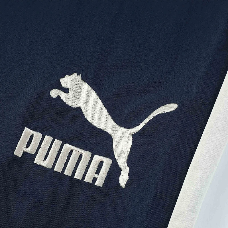 PUMA حقيقية T7 السراويل المنسوجة ث المرأة فضفاضة المنسوجة مستقيم الساق السراويل واسعة 625686-55