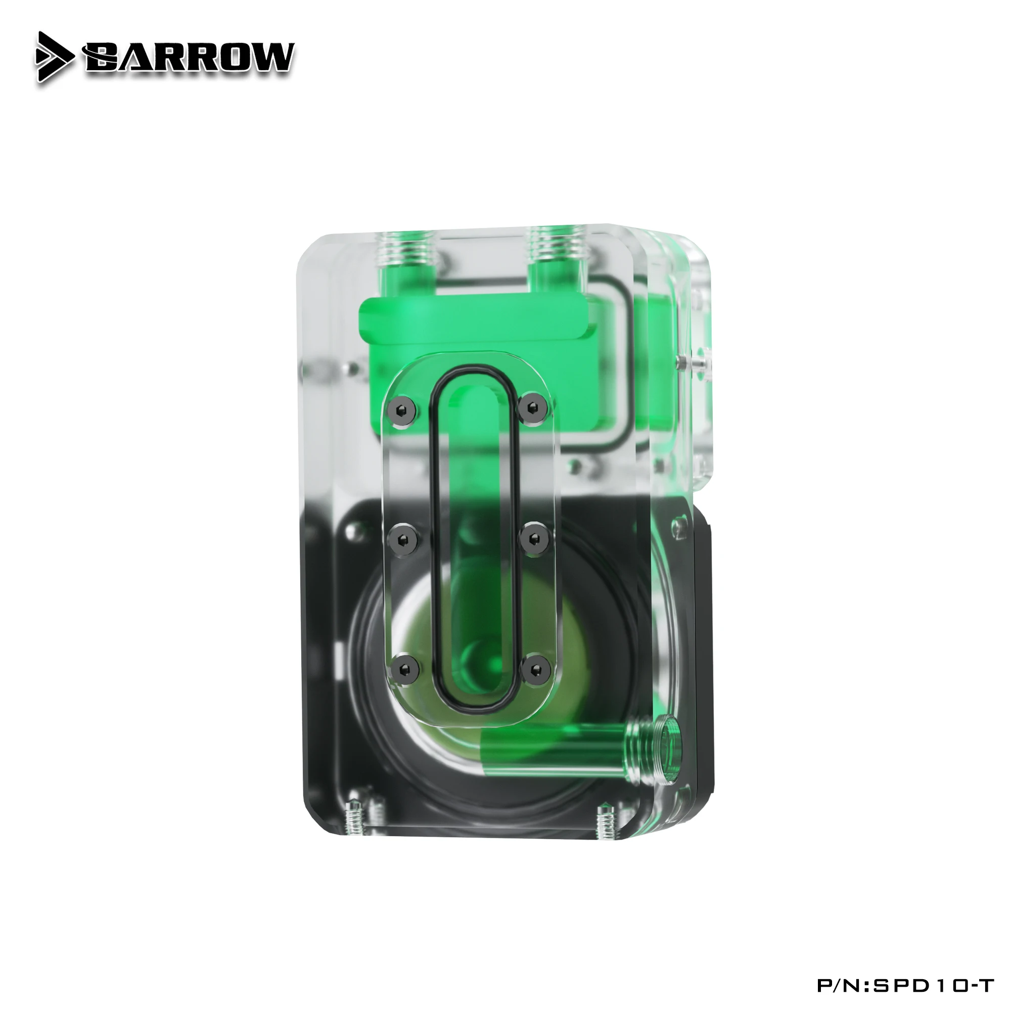 

BARROW A4, ITX,Small Chassis Water Cooling Build MINI PWM Pump Box Integrated Reservoir, SPD10-T