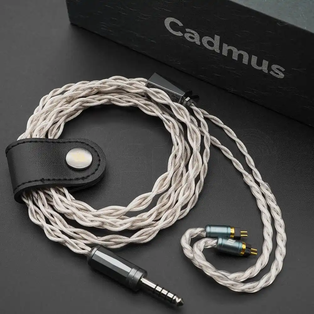 Imagem -04 - Efeito Audio Signature Series Cadmus Fios Cabo de Fone de Ouvido Up-occ Cobre Banhado a Prata Litz Mmcx Conector de Ouvido A2dc Ipx