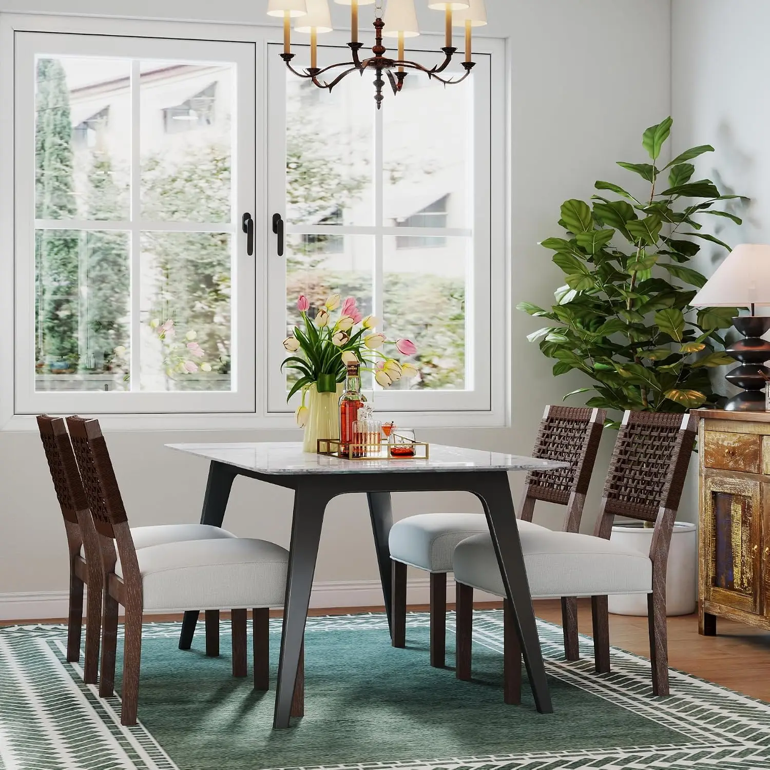 Thumbnail 4 - #36 Low Price Upholstered Dining Chairs Deals