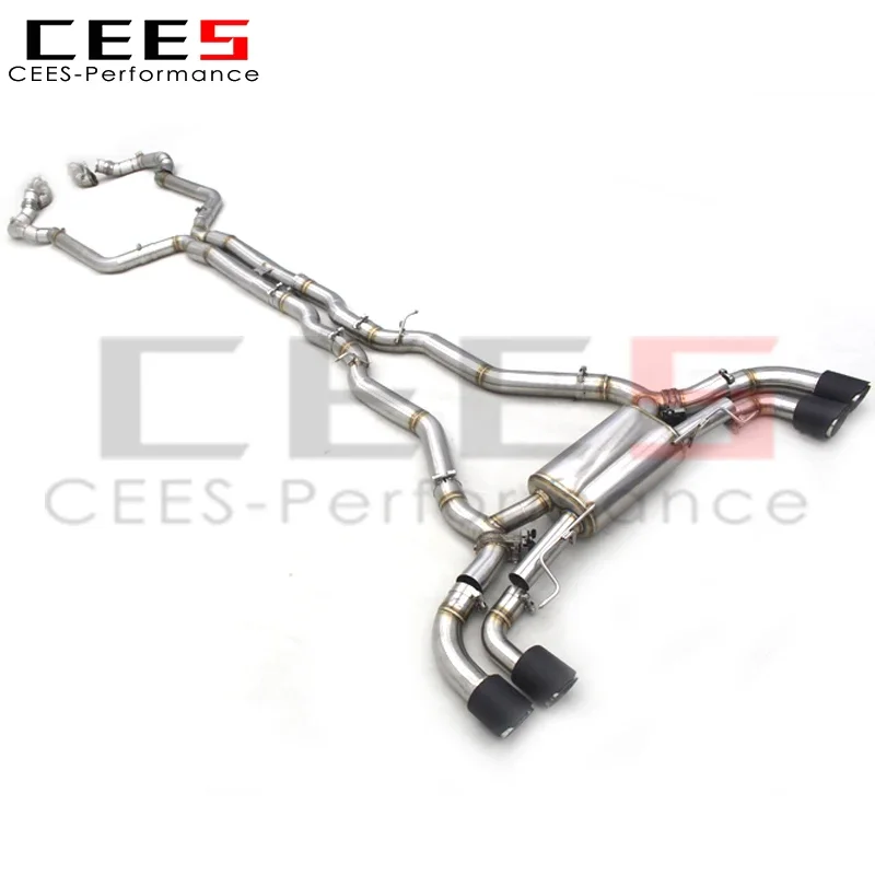 CEES Catback Exhaust Muffler Exhaust System for BMW M5 F90 4.4T 2018-2023 Performance Stainless Steel Car Exhaust System