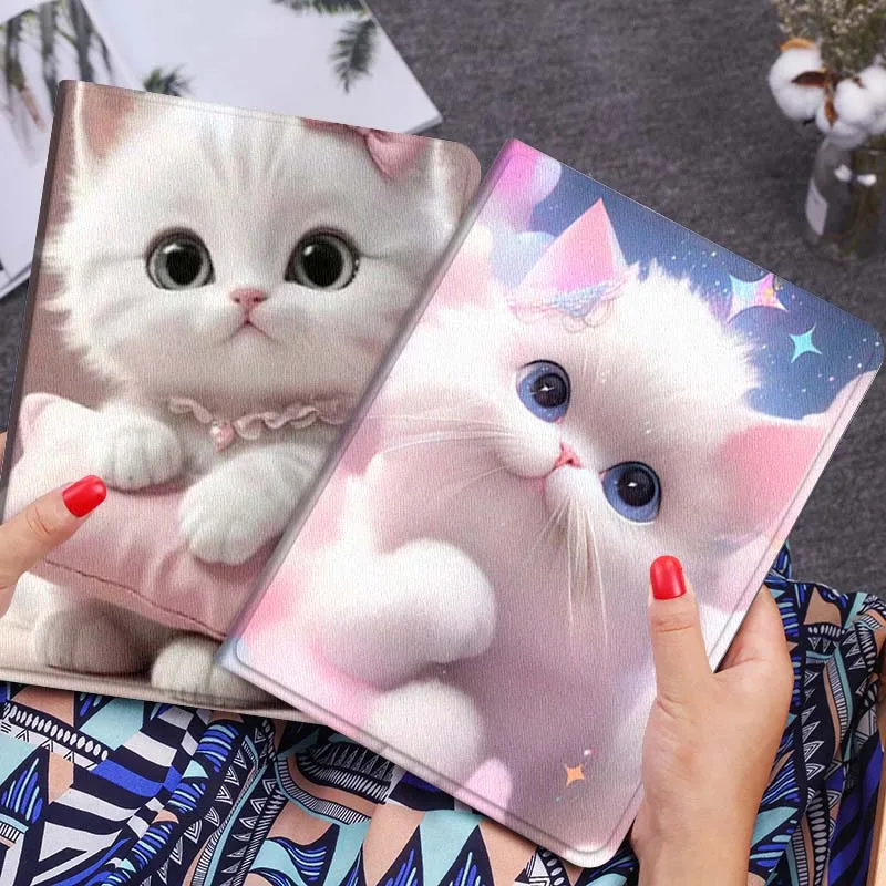 

Cute Cat Art Popular Gift For Xiaomi Redmi Mi Poco Pad 2 5 6s 7 7s Ultra Pro Max 14 12.4 12.1 inch Soft Tablet Case