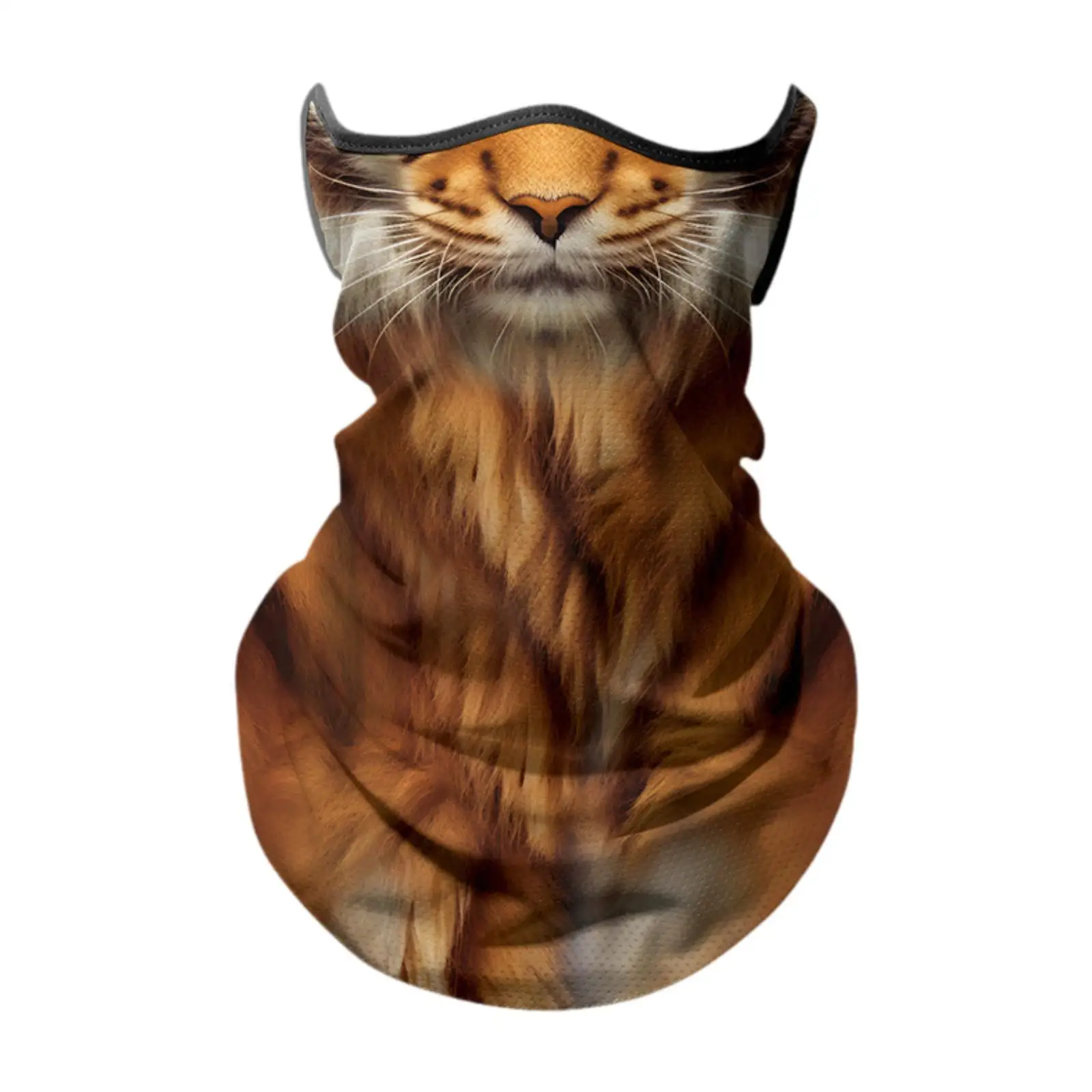 Cooling Neck Gaiter Breathable Earloop Face Scarf Sun Protection Mask for Unisex Adults Outdoor Running Hiking