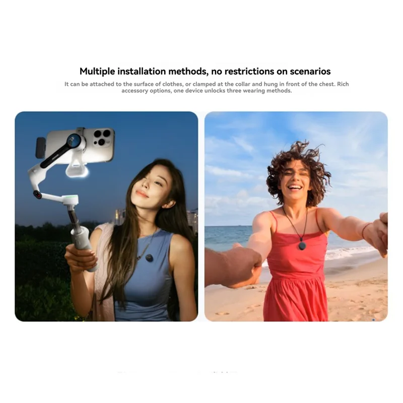 AT93-For Insta360 X5 Mic Air Wireless Microphone Transmitter For X5 Magnetically Clamped Microphone Accessory 1 TX 1 RX