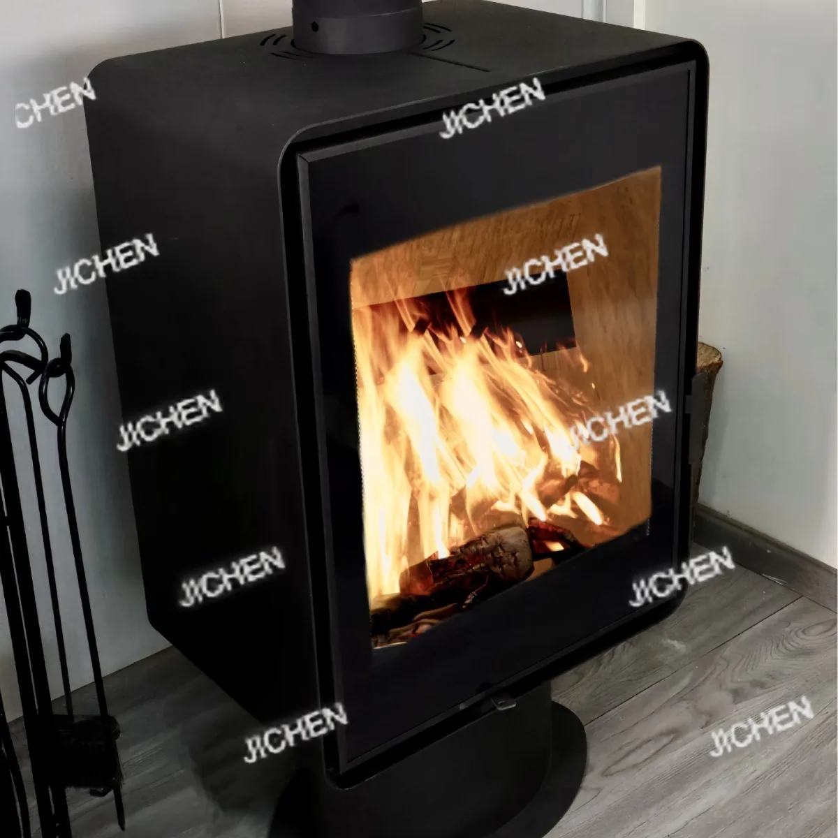 Nordic wind burning wood stove Indoor wood fireplace Heater Villa household wood burning furnace