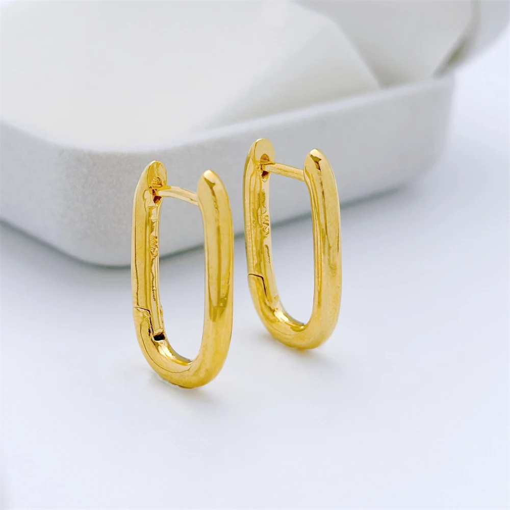 Women\'s Earrings Set Gold Color Heart Ear Cuff Small Hoop Earing Brincos Femme Pendientes Mujer Trendy Jewelry Accessories Gifts