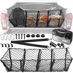 4 Pocket Cargo Net Trunk Luggage Storage Organiser Mesh For Dodge Ram pickup 1500 2500 3500 4500 5500 SRT-10 4x4 DRW Rumble Bee