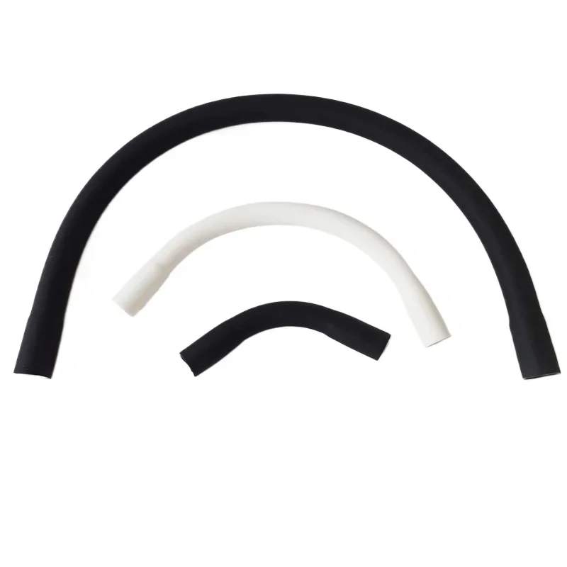 2PCS Black/white Led Gooseneck Flexible Metal Tubes with 2xM10 Inner Teeth Wrapped in Silicone Metal Shaped Hoses DIY Accessory