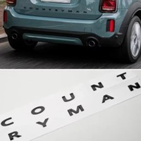 3D ABS Letters Countryman Logo Rear Trunk Emblem Badge Sticker For Mini Cooper S JCW F54 F55 F56 F57 F60 R55 R56 R57 R60 R61