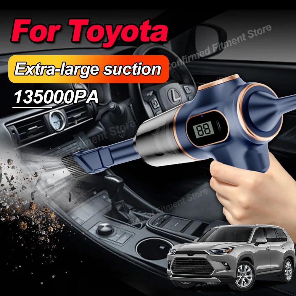 Car Wireless Charging Fully Automatic Car Vacuum Cleaner For Toyota Highlander Venza Prius V Avalon Yaris Sequoia Matrix