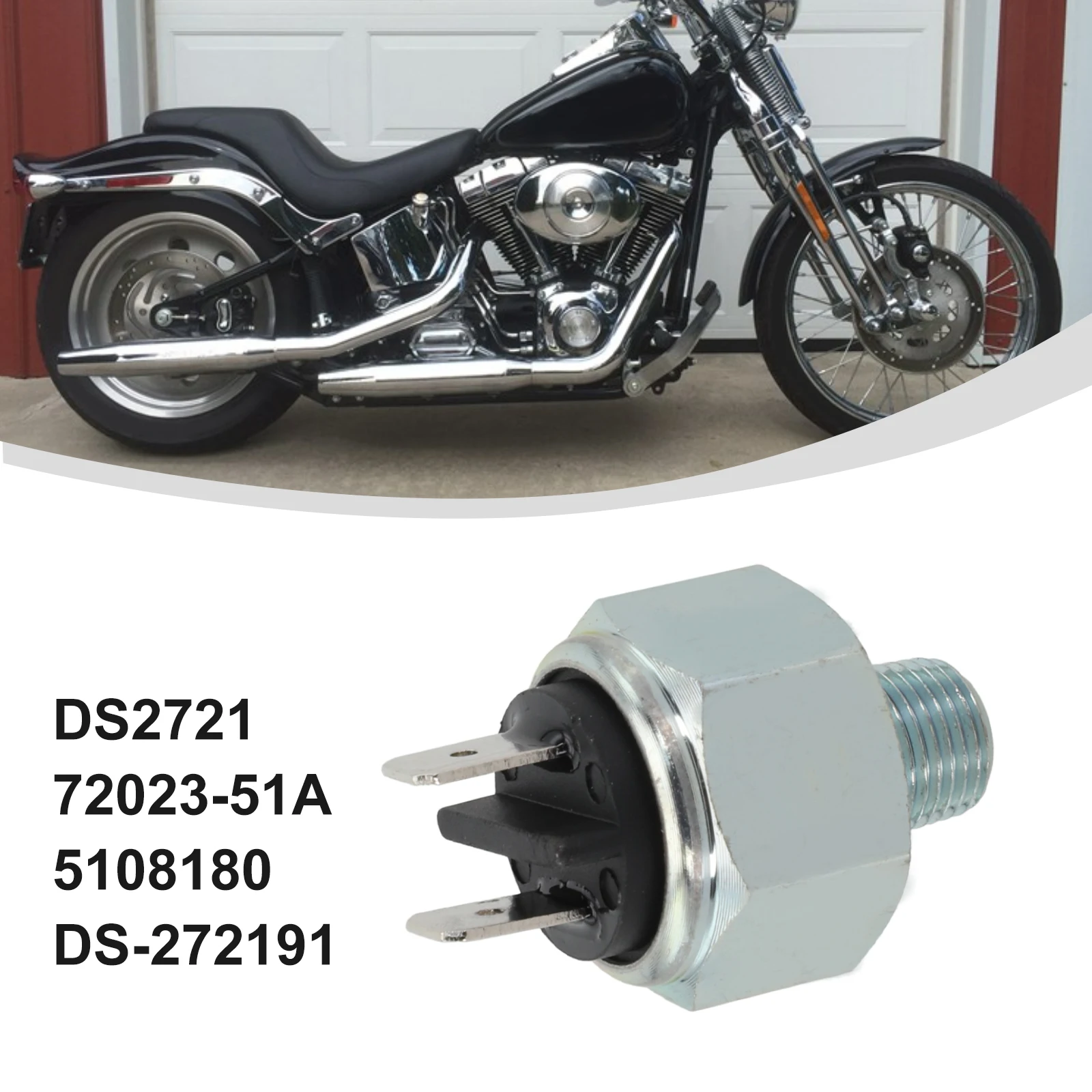 لـ Softail للتجول بجولة الفرامل التبديل الخلفي الفرامل مفتاح الإضاءة اللون كما هو موضح سهلة التركيب المواد البلاستيكية