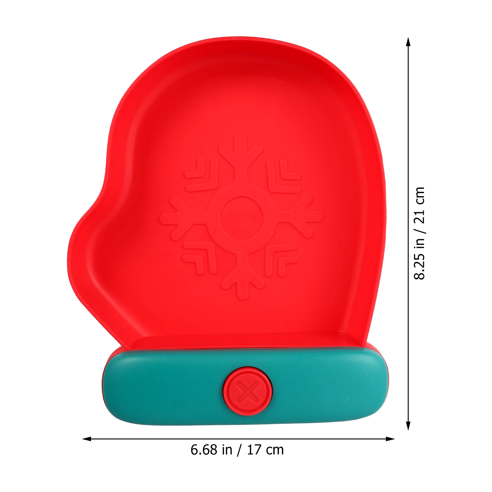 

Glove-shaped Fruit Plate Candy Storage Tray Snack Serving Xmas Pp Christmas Dessert Creative