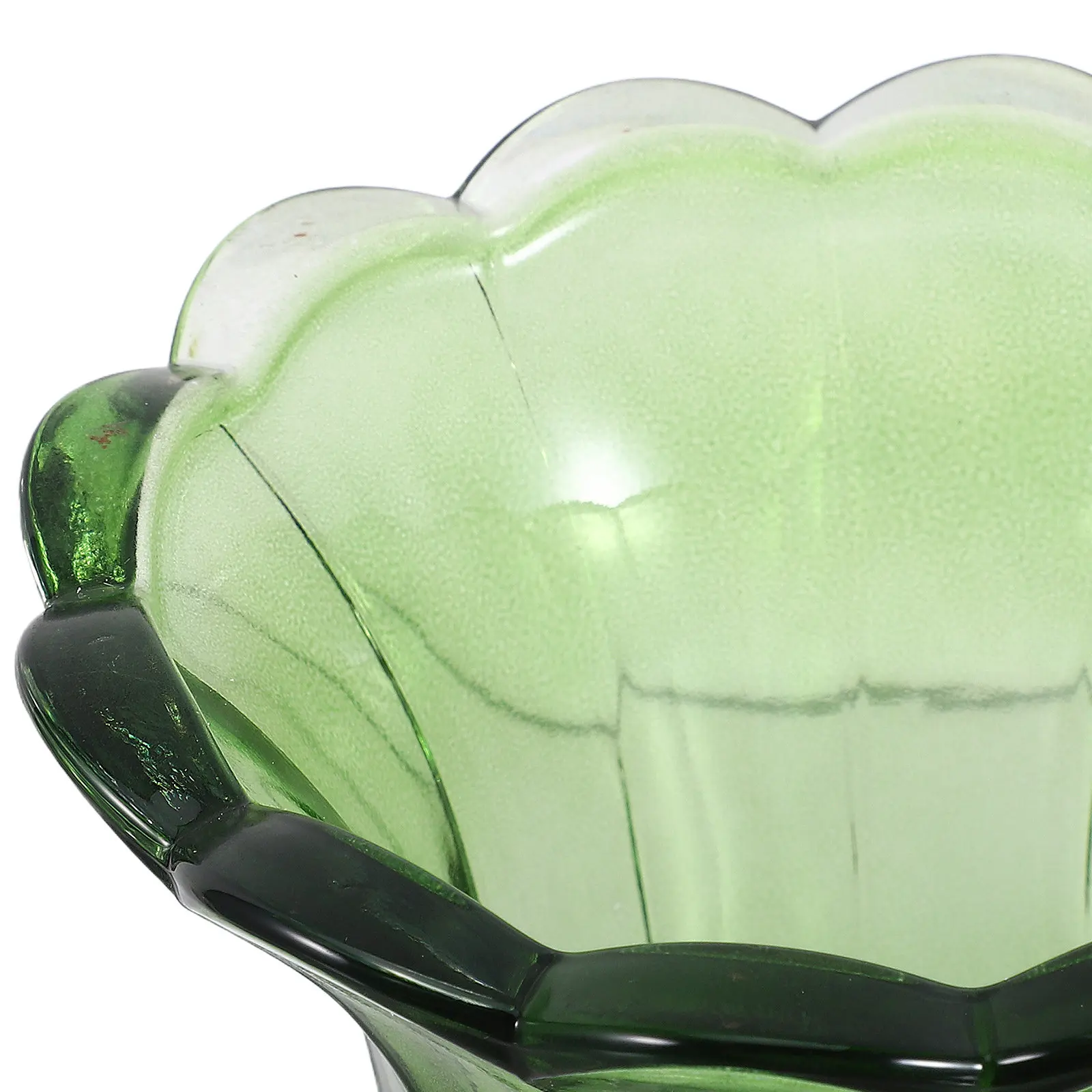 Glass Lamp Shade Small Flower Art Blown Lampshade Replacement Floor Lamp Table Wall Sconce Chandelier Decor 140x100cm Green