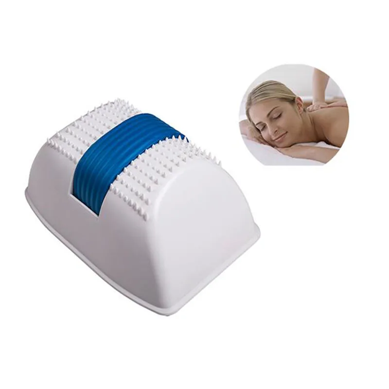 Alat Pijat Leher Portabel Baru, Penyangga Leher dengan Penyesuaian Lengkungan untuk Perawatan Kesehatan, Bantal Pijat Leher untuk Tidur Nyenyak