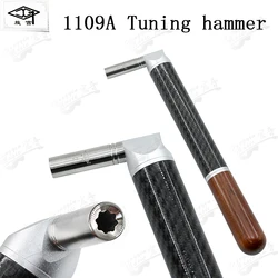 Professional piano tuning repair tool of The 1109A tuning wrench carbon fiber red wood handle