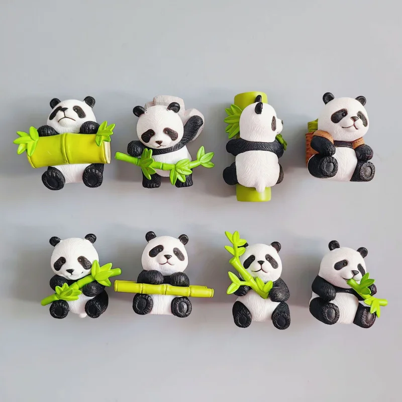 

Cartoon3D Panda Fridge Magnet Home Creative Magnetic Decoration Gift Souvenir Cute Magnetic Sticker