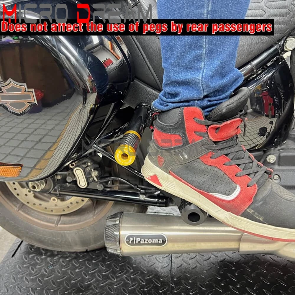 ل هارلي سوفتيل منخفض رايدر ST 117 FXLRST 2022-2024 الجبهة الطريق السريع محرك الحرس تحطم بار الخلفي السرج الحرس الإطار المنزلق