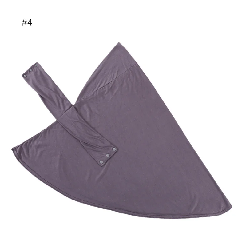 Modal Breathable Strap Button Adjustable High Elasticity Multi-Color Bottoming Hood Veil Solid Color Scarf