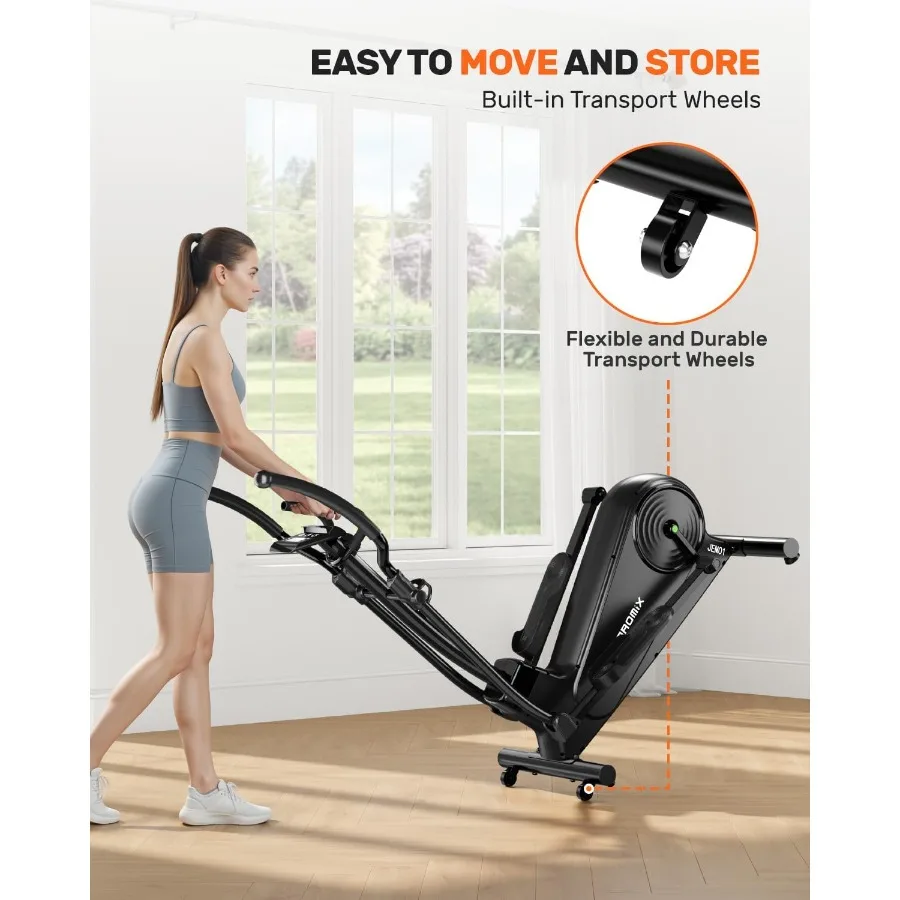 آلة Caromix البيضاوية المقاومة المغناطيسية للتدريبات المنزلية: تتميز بشاشة LCD بنظام القيادة المغناطيسي فائق الهدوء #6