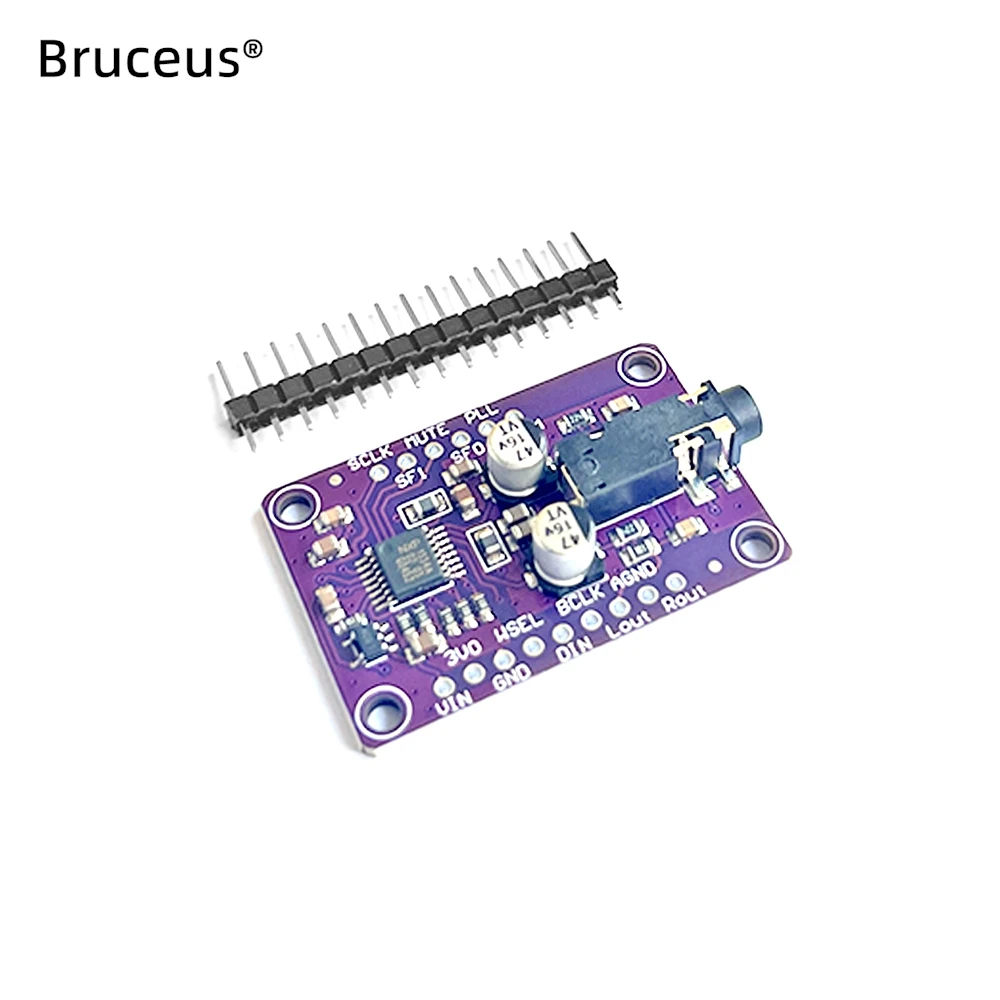 

UDA1334A I2S DAC Audio Stereo Decoder Module Board High Fidelity for Arduino Raspberry Pi DIY