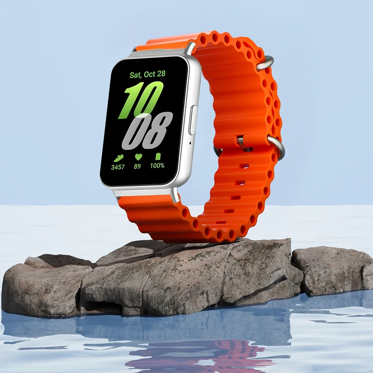 Ремешок силиконовый для Samsung Galaxy Fit 3, спортивный сменный Браслет для Samsung Galaxy Fit 3