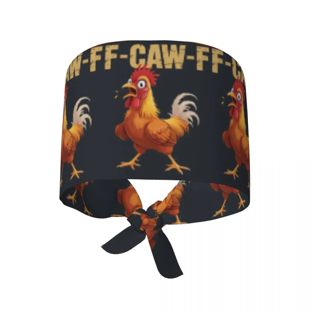 작업용 스크럽 캡 F-CAW-F 치킨 간호 모자 유니섹스 여성용 귀여운 의료 모자 편안한 탄력 밴드 작업용 캡