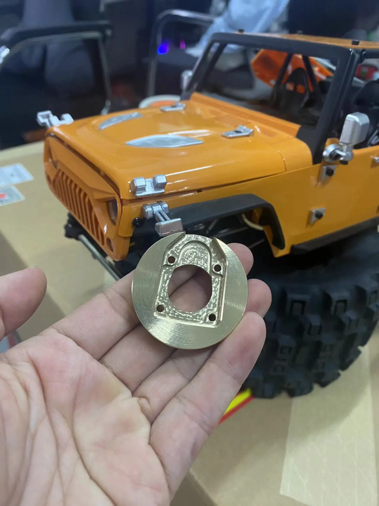 

Mjx Solid Brass Axle Counterweight For H12y H12y Plus 1 12 Scale Rc Crawler Upgrade Modified Parts For Rc Hobby Enthusiasts