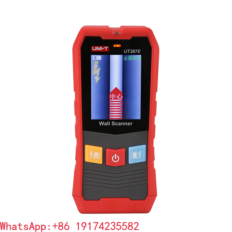 UNI-T Metal Detector UT387E Wall Scanner Wood AC Voltage Live Wire Stud Detector Household Wall Detector